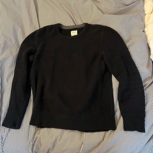 Rag & Bone Standard Issue Avery Crew Sweater in Black. size Medium